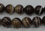 CAG5903 15 inches 12mm round Madagascar agate gemstone beads