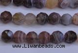 CAG5960 15.5 inches 6mm faceted round botswana agate beads wholesale