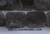 CAG5990 15.5 inches 15*20mm rectangle grey agate gemstone beads