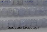 CAG5992 15.5 inches 3*5mm faceted rondelle blue lace agate beads