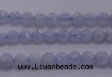 CAG5995 15.5 inches 4mm faceted round blue lace agate beads