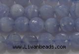 CAG5997 15.5 inches 8mm faceted round blue lace agate beads