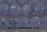 CAG5998 15.5 inches 10mm faceted round blue lace agate beads