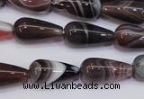 CAG6346 15 inches 10*20mm teardrop botswana agate beads