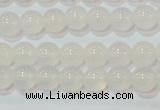 CAG6501 15.5 inches 6mm round Brazilian white agate beads