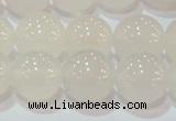 CAG6504 15.5 inches 12mm round Brazilian white agate beads