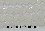 CAG6511 15.5 inches 6mm faceted round Brazilian white agate beads