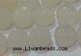 CAG6516 15.5 inches 16mm faceted round Brazilian white agate beads