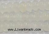 CAG6522 15.5 inches 6*10mm rondelle Brazilian white agate beads