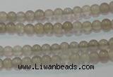 CAG6530 15.5 inches 3mm round Brazilian grey agate beads