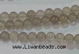 CAG6531 15.5 inches 4mm round Brazilian grey agate beads