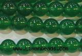 CAG6605 15.5 inches 8mm round green agate gemstone beads