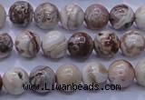 CAG6660 15.5 inches 4mm round Mexican crazy lace agate beads