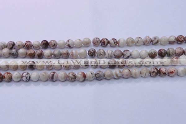 CAG6660 15.5 inches 4mm round Mexican crazy lace agate beads