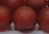 CAG6706 15 inches 20mm round red pilates agate beads