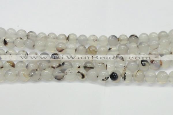 CAG6761 15 inches 8mm round Montana agate beads wholesale