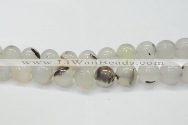 CAG6764 15 inches 14mm round Montana agate beads wholesale