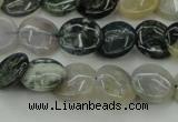 CAG6770 15.5 inches 12mm flat round Indian agate beads wholesale