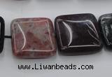 CAG6779 15.5 inches 14*14mm square Indian agate beads wholesale