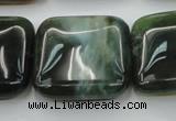 CAG6784 15.5 inches 25*25mm square Indian agate beads wholesale