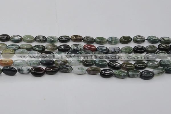 CAG6788 15.5 inches 8*10mm oval Indian agate beads wholesale