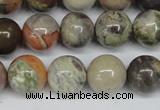 CAG7004 15.5 inches 12mm round ocean agate gemstone beads