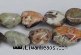 CAG7020 15.5 inches 10*12mm - 12*14mm nuggets ocean agate beads