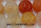 CAG7137 15.5 inches 18mm round red agate gemstone beads