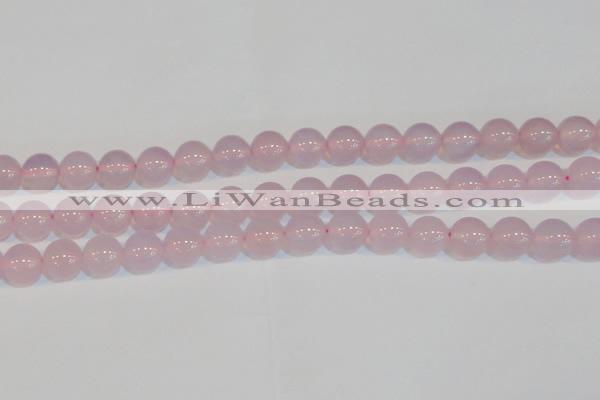 CAG7153 15.5 inches 12mm round pink agate gemstone beads