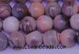 CAG7303 15.5 inches 10mm round red botswana agate gemstone beads