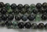 CAG7320 15.5 inches 4mm round dragon veins agate beads wholesale