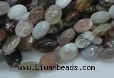 CAG753 15.5 inches 6*8mm faceted oval botswana agate beads