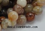 CAG765 15.5 inches 12mm round yellow agate gemstone beads wholesale