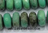 CAG7889 15.5 inches 12*16mm faceted rondelle grass agate beads