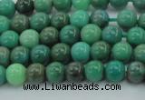 CAG7904 15.5 inches 6mm round grass agate beads wholesale