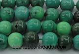 CAG7905 15.5 inches 8mm round grass agate beads wholesale