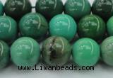 CAG7906 15.5 inches 12mm round grass agate beads wholesale