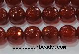 CAG8592 15.5 inches 10mm faceted round red agate gemstone beads