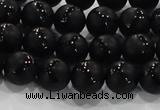 CAG8680 15.5 inches 6mm round matte tibetan agate gemstone beads