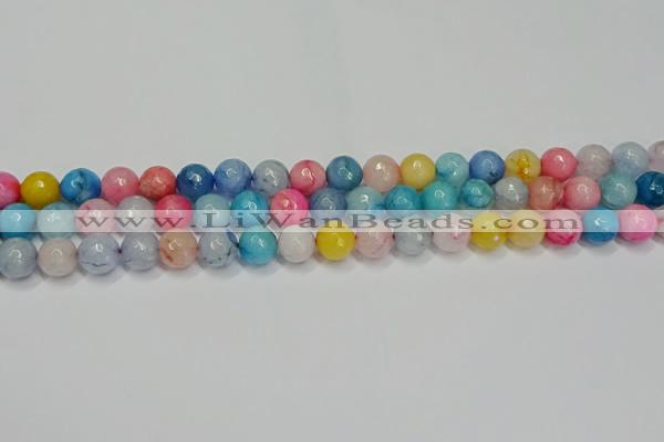 CAG9130 15 inches 8mm round agate gemstone beads wholesale