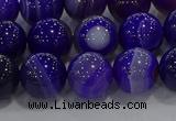 CAG9172 15.5 inches 10mm round line agate beads wholesale