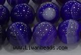 CAG9174 15.5 inches 14mm round line agate beads wholesale