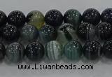 CAG9185 15.5 inches 6mm round line agate beads wholesale