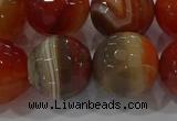 CAG9235 15.5 inches 16mm faceted round line agate beads wholesale