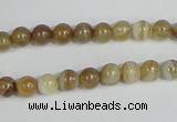 CAG936 16 inches 6mm round madagascar agate gemstone beads