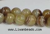 CAG939 16 inches 12mm round madagascar agate gemstone beads