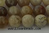 CAG9403 15.5 inches 10mm round ocean fossil agate beads wholesale