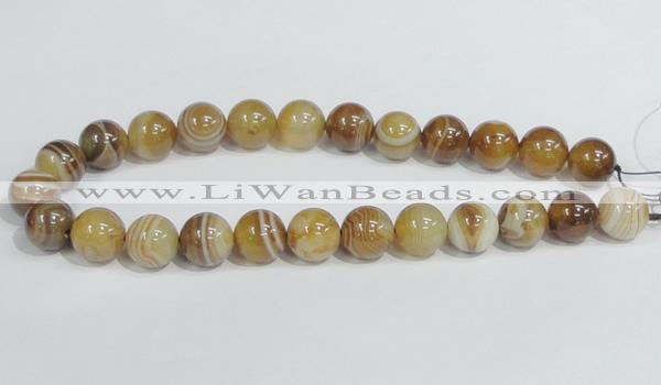 CAG941 16 inches 16mm round madagascar agate gemstone beads