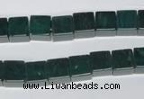 CAG961 15.5 inches 8*8mm cube green agate gemstone beads wholesale