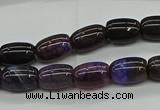 CAG9622 15.5 inches 8*12mm drum dragon veins agate beads wholesale